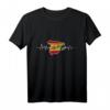 Herzschlag spanische Flagge Geschenk Spanien T-Shirt – Perfekt für Fans, Weihnachten & Geburtstage