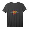 Herzschlag spanische Flagge Geschenk Spanien T-Shirt – Perfekt für Fans, Weihnachten & Geburtstage