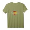 Herzschlag spanische Flagge Geschenk Spanien T-Shirt – Perfekt für Fans, Weihnachten & Geburtstage