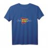 Herzschlag spanische Flagge Geschenk Spanien T-Shirt – Perfekt für Fans, Weihnachten & Geburtstage