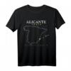 Spanien Alicante T-Shirt im Vintage Style mit Karte & Koordinaten – Perfektes Geschenk für Spanien- und Alicante-Liebhaber