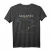 Spanien Alicante T-Shirt im Vintage Style mit Karte & Koordinaten – Perfektes Geschenk für Spanien- und Alicante-Liebhaber