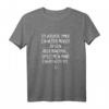 Ich versuche immer ein netter Mensch zu sein - Ironie Satire T-Shirt für Frauen, Geschenk zum HapPanda, lustiges Spruchshirt