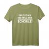 Pfälzer Mundart T-Shirt mit Spruch 'Der Tut Nix Der Will Nur Schorle' – Authentisches Geschenk aus der Pfalz für Landau, Ludwigshafen, Speyer & Kaiserslautern