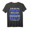 Ich bin nicht Perfekt, sondern Fan von Bastia Football T-Shirt - Klassisch geschnitten, langlebig mit doppelt genähtem Saum