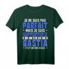 Ich bin nicht Perfekt, sondern Fan von Bastia Football T-Shirt - Klassisch geschnitten, langlebig mit doppelt genähtem Saum