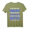 Ich bin nicht Perfekt, sondern Fan von Bastia Football T-Shirt - Klassisch geschnitten, langlebig mit doppelt genähtem Saum