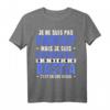 Ich bin nicht Perfekt, sondern Fan von Bastia Football T-Shirt - Klassisch geschnitten, langlebig mit doppelt genähtem Saum