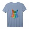 HapPanda Katze T-Shirt - Exklusives Tierschutz-Design für Katzen- und Tierliebhaber, perfekt als Geschenk zu Weihnachten, Geburtstag oder Ostern