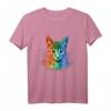 HapPanda Katze T-Shirt - Exklusives Tierschutz-Design für Katzen- und Tierliebhaber, perfekt als Geschenk zu Weihnachten, Geburtstag oder Ostern