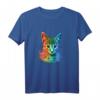 HapPanda Katze T-Shirt - Exklusives Tierschutz-Design für Katzen- und Tierliebhaber, perfekt als Geschenk zu Weihnachten, Geburtstag oder Ostern