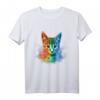 HapPanda Katze T-Shirt - Exklusives Tierschutz-Design für Katzen- und Tierliebhaber, perfekt als Geschenk zu Weihnachten, Geburtstag oder Ostern
