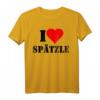I Love Spätzle Lustiges Schwaben T-Shirt mit Spruch – Perfektes Geschenk für Schwaben, Spätzle-Liebhaber & Humorvolle Anlässe