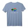 Rugby-Text mit Südafrika-Flagge T-Shirt – Perfektes Geschenk für Rugby-Fans & Unterstützer für Spiele in Frankreich