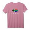 Rugby-Text mit Südafrika-Flagge T-Shirt – Perfektes Geschenk für Rugby-Fans & Unterstützer für Spiele in Frankreich