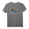 Rugby-Text mit Südafrika-Flagge T-Shirt – Perfektes Geschenk für Rugby-Fans & Unterstützer für Spiele in Frankreich