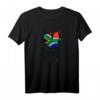 South Africa Heart Artwork T-Shirt – Cooles Minimalistisches Afrika Design, Perfekt Als Geschenk für Afrikaner, Künstler und Afrika-Liebhaber zu Geburtstag, Weihnachten & mehr