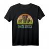Big 5 Retro Sonnenuntergang Design für Südafrika Safari T-Shirt – Perfekt für Safari-Fans und Afrika-Liebhaber