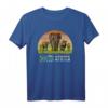 Big 5 Retro Sonnenuntergang Design für Südafrika Safari T-Shirt – Perfekt für Safari-Fans und Afrika-Liebhaber