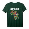 Afrika Karte Südafrika Big Five Safari T-Shirt - Perfektes Geschenk für Wildlife- & Afrika-Fans, Urlaub & Safari Liebhaber