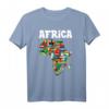 Afrika Karte Südafrika Big Five Safari T-Shirt - Perfektes Geschenk für Wildlife- & Afrika-Fans, Urlaub & Safari Liebhaber
