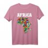 Afrika Karte Südafrika Big Five Safari T-Shirt - Perfektes Geschenk für Wildlife- & Afrika-Fans, Urlaub & Safari Liebhaber