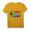 Retro Vintage Elefant T-Shirt mit Südafrika Flagge – Klassisch geschnitten, langlebiges Design für Afrika- und Tierliebhaber