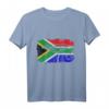 Retro Vintage Elefant T-Shirt mit Südafrika Flagge – Klassisch geschnitten, langlebiges Design für Afrika- und Tierliebhaber