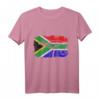 Retro Vintage Elefant T-Shirt mit Südafrika Flagge – Klassisch geschnitten, langlebiges Design für Afrika- und Tierliebhaber