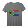 Retro Vintage Elefant T-Shirt mit Südafrika Flagge – Klassisch geschnitten, langlebiges Design für Afrika- und Tierliebhaber