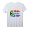 Retro Vintage Elefant T-Shirt mit Südafrika Flagge – Klassisch geschnitten, langlebiges Design für Afrika- und Tierliebhaber