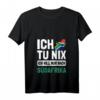 Damen Südafrika Flagge T-Shirt mit V-Ausschnitt - Perfektes Urlaubs- & Fan-Geschenk für Südafrika-Liebhaber