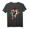 Dabbing Soccer Girl Südafrika Fans Trikot - Fußball T-Shirt mit Flagge und Blume für Fußballliebhaber & Turnierfans