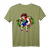 Dabbing Soccer Girl Südafrika Fans Trikot - Fußball T-Shirt mit Flagge und Blume für Fußballliebhaber & Turnierfans