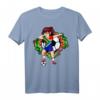 Dabbing Soccer Girl Südafrika Fans Trikot - Fußball T-Shirt mit Flagge und Blume für Fußballliebhaber & Turnierfans