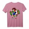 Dabbing Soccer Girl Südafrika Fans Trikot - Fußball T-Shirt mit Flagge und Blume für Fußballliebhaber & Turnierfans