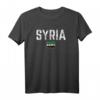 SYRIEN SYRIA Flagge T-Shirt für Herren Damen und Kinder - Klassisch geschnitten mit doppeltem Saum