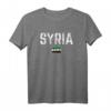 SYRIEN SYRIA Flagge T-Shirt für Herren Damen und Kinder - Klassisch geschnitten mit doppeltem Saum