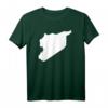 Syrien T-Shirt mit Landkarte - Stolz auf dein Land, klassisch geschnitten, doppelt genähter Saum