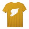 Syrien T-Shirt mit Landkarte - Stolz auf dein Land, klassisch geschnitten, doppelt genähter Saum