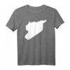 Syrien T-Shirt mit Landkarte - Stolz auf dein Land, klassisch geschnitten, doppelt genähter Saum