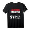 Syrien Flagge T-Shirt | Damaskus Flagge Geschenk für Reisen, Festivals und nationale Feierlichkeiten