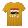 Syrien Flagge T-Shirt | Damaskus Flagge Geschenk für Reisen, Festivals und nationale Feierlichkeiten