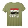 Syrien Flagge T-Shirt | Damaskus Flagge Geschenk für Reisen, Festivals und nationale Feierlichkeiten