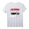 Syrien Flagge T-Shirt | Damaskus Flagge Geschenk für Reisen, Festivals und nationale Feierlichkeiten
