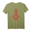 Satanisches Kreuz Pentagramm 666 T-Shirt – Schockierendes, okkultes Design für Halloween, Karneval & Kostümpartys