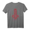 Satanisches Kreuz Pentagramm 666 T-Shirt – Schockierendes, okkultes Design für Halloween, Karneval & Kostümpartys