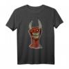 Roter Teufel T-Shirt – Originelles Kunstdesign, Perfekt als Geschenk für Kunstliebhaber und zum HapPanda