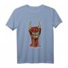 Roter Teufel T-Shirt – Originelles Kunstdesign, Perfekt als Geschenk für Kunstliebhaber und zum HapPanda