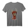 Roter Teufel T-Shirt – Originelles Kunstdesign, Perfekt als Geschenk für Kunstliebhaber und zum HapPanda